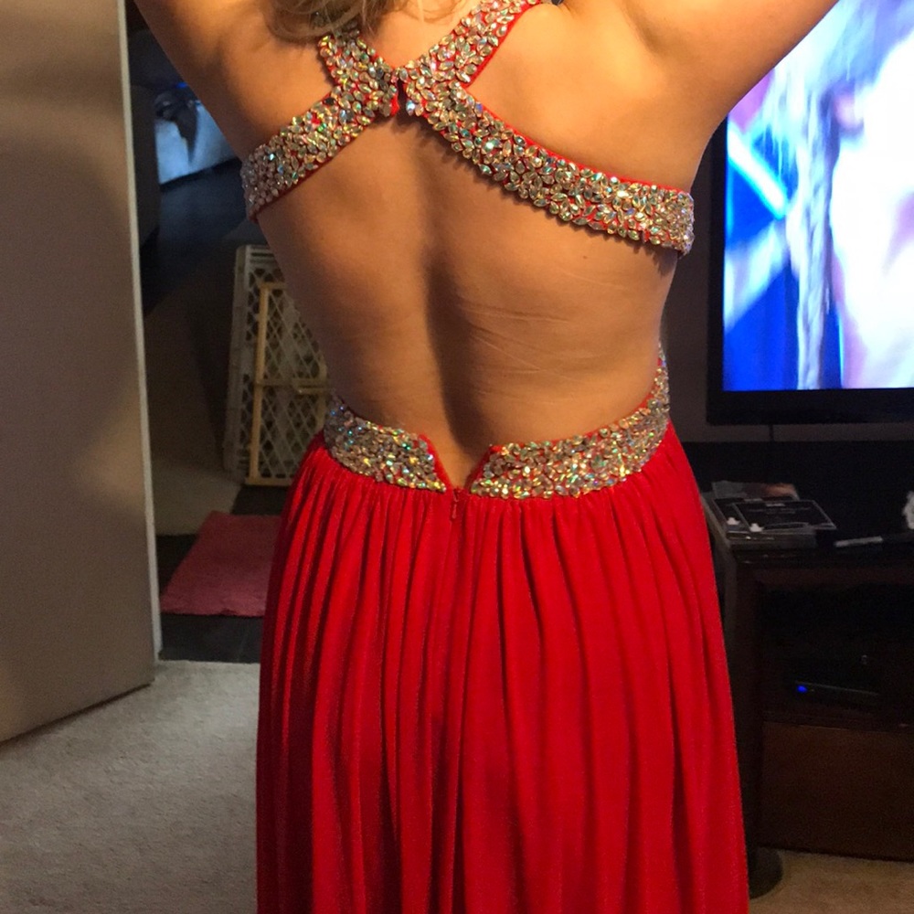 Beautiful red dress
